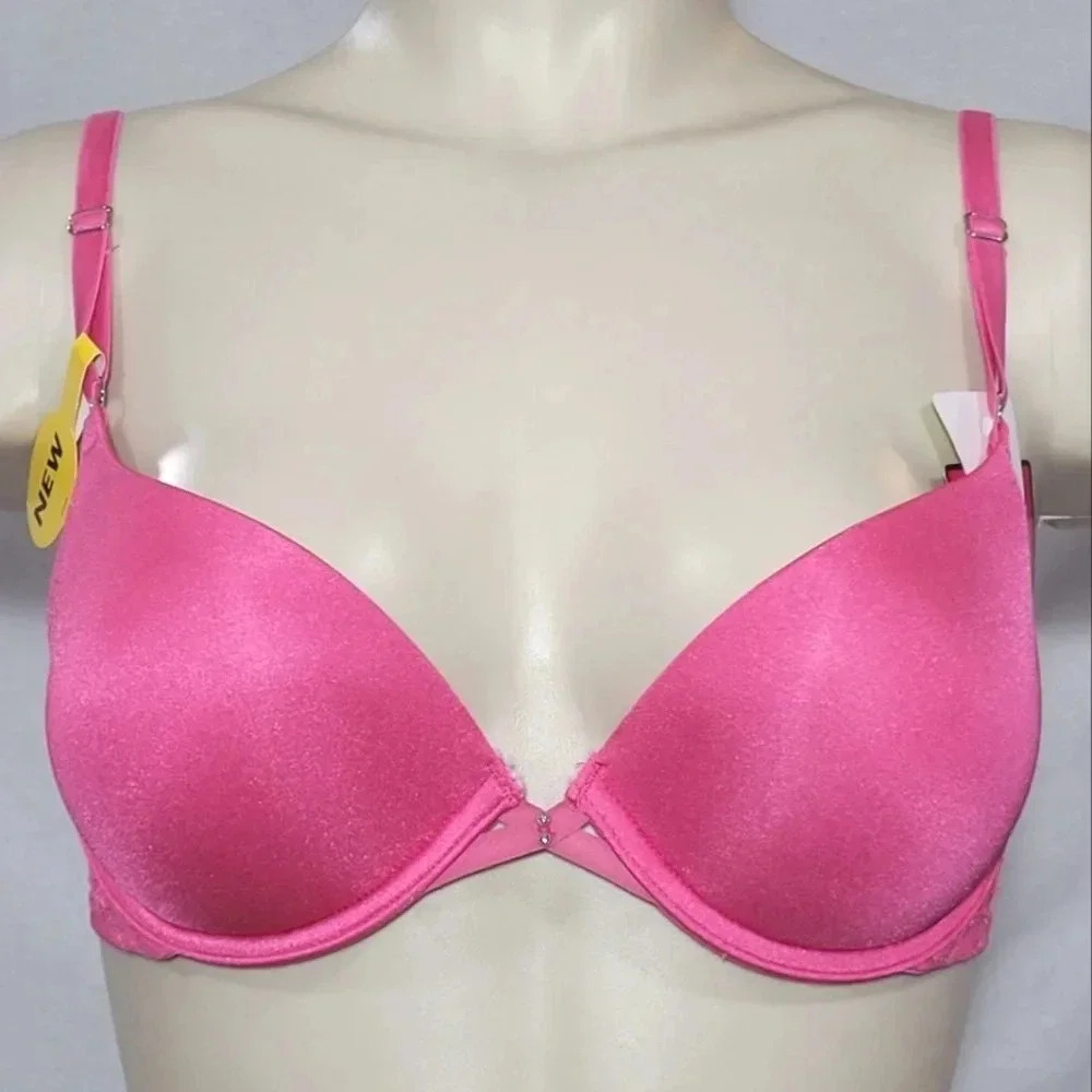 34B Lily Of France 2175240 Extreme Push‎ Up UW Bra